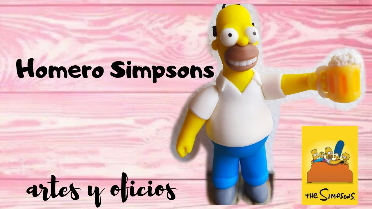 Homero Simpsons/Modelado en Porcelana fría