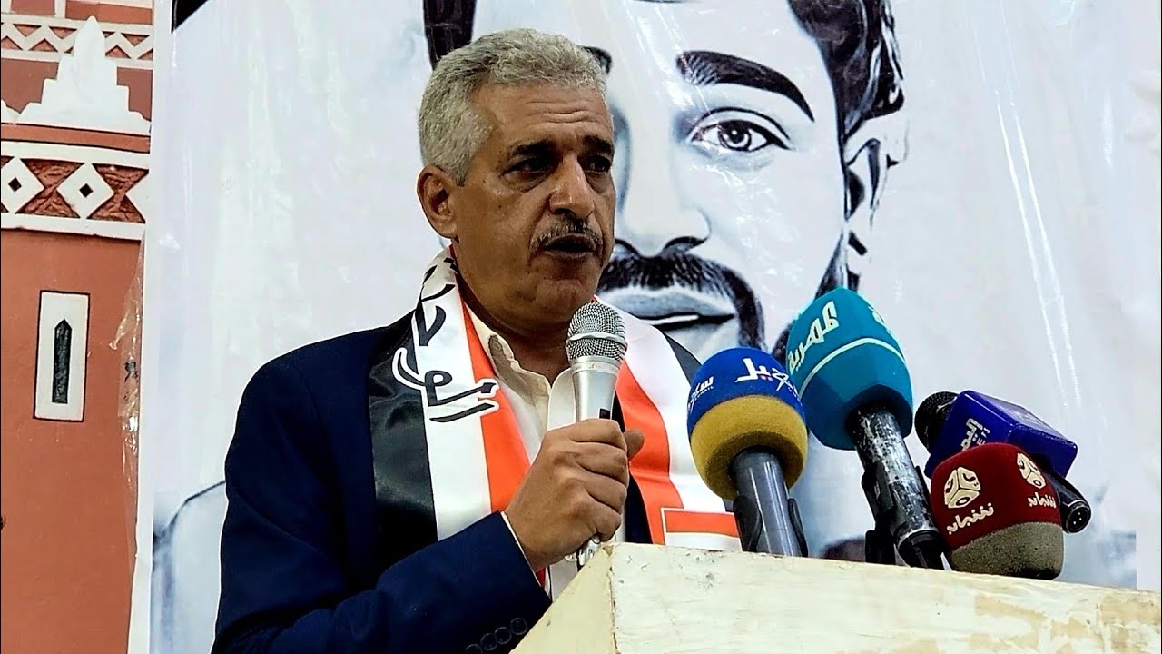 كلمة الشيخ حمود البرح نائب رئيس المجلس الأعلى لمقاومة محافظة إب اليمن