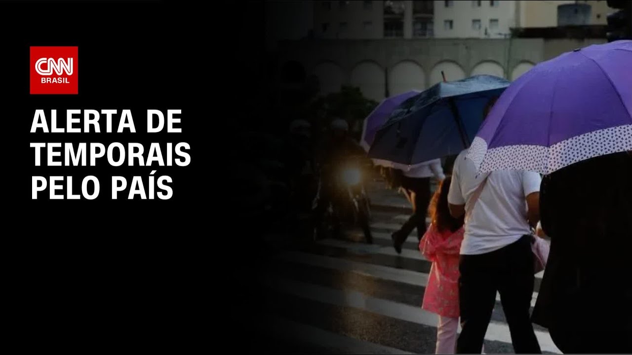 Previsão do tempo: alerta de temporais pelo país | CNN NOVO DIA