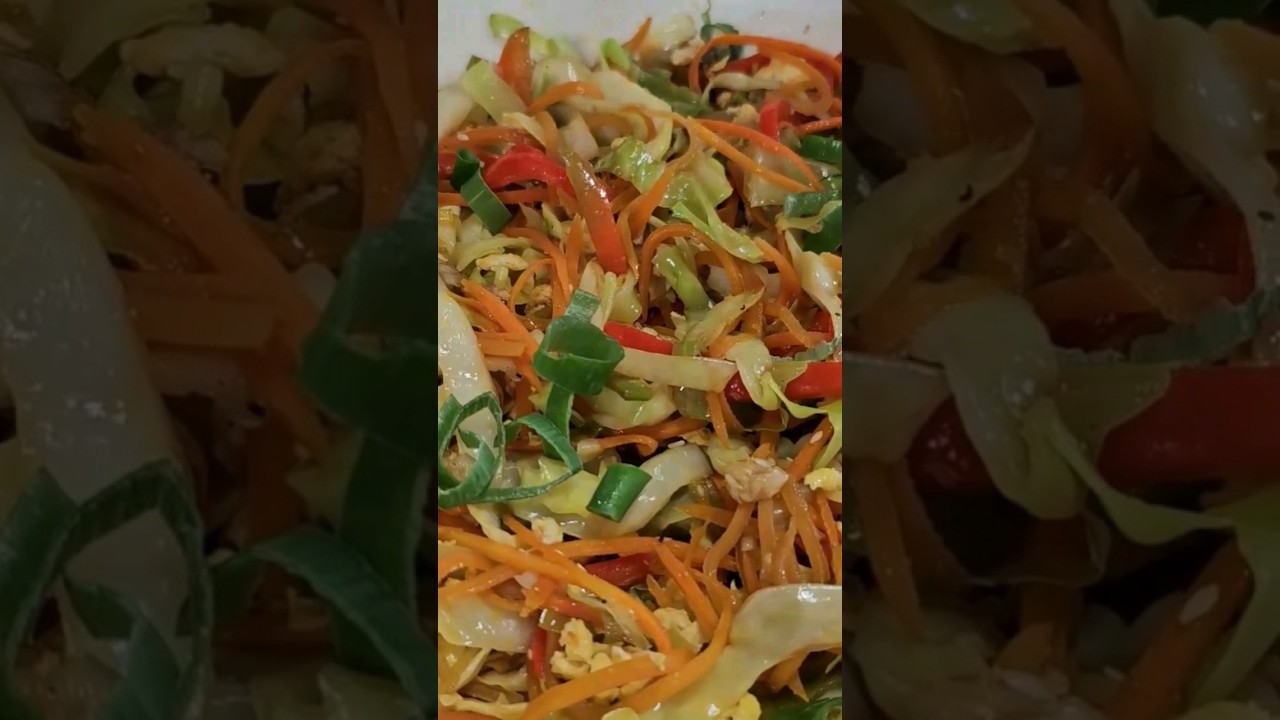 Deliciosa Ensalada de Repollo estilo Oriental Te Va a Encantar 