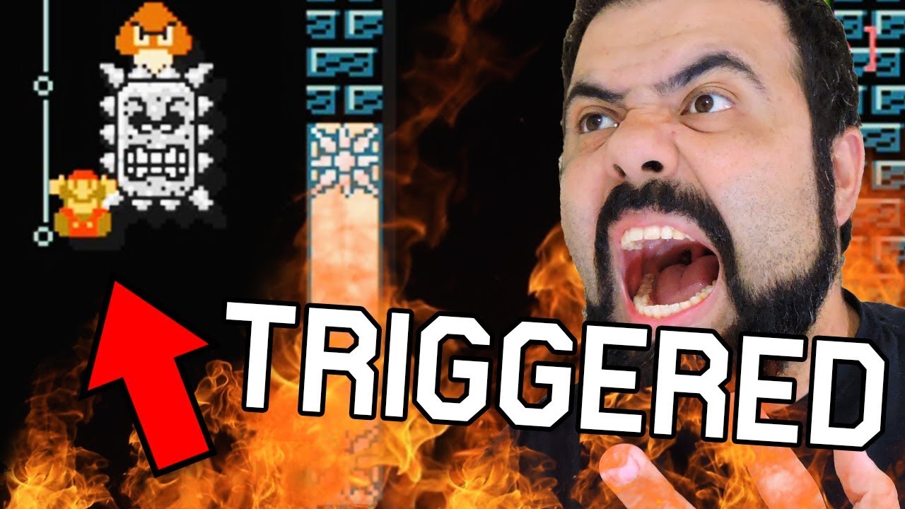 ESSA PEDRA TÁ DE SACANAGEM: RAGE MASTER DA MINHA VIDA– Super Mario Maker (SUPER TRIGGERED)