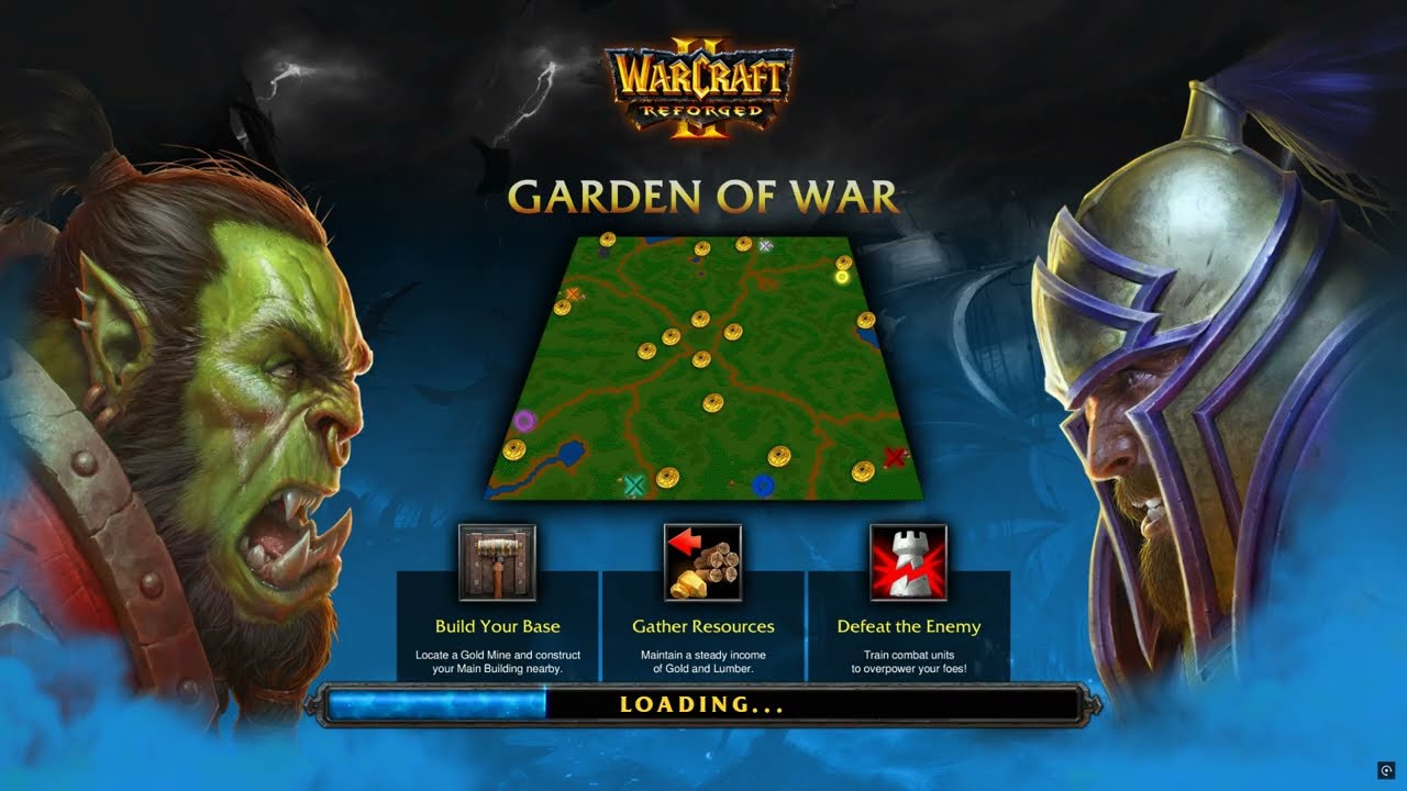 Warcraft 3 Reforged: Warcraft II: Reforged Melee! - Custom Map by @antontama