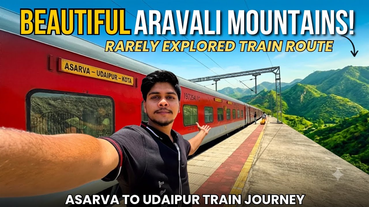 * Ek Naya Aur Khubsurat Rail Route Explore Hogya 😍* | Asarva to Udaipur | Train Journey 