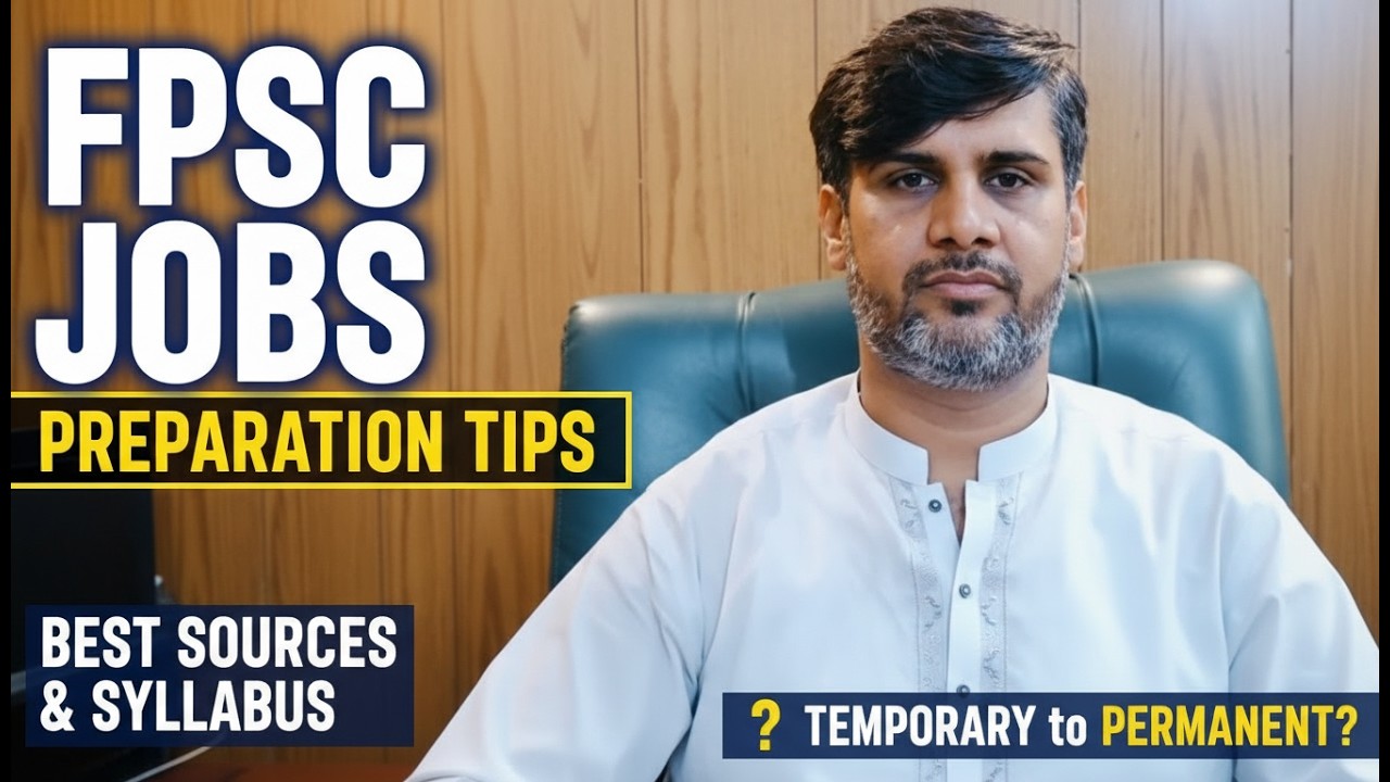 FPSC Jobs Preparation Tips | Best Preparation Sources | Syllabus Analysis | Temporary & Permanent |
