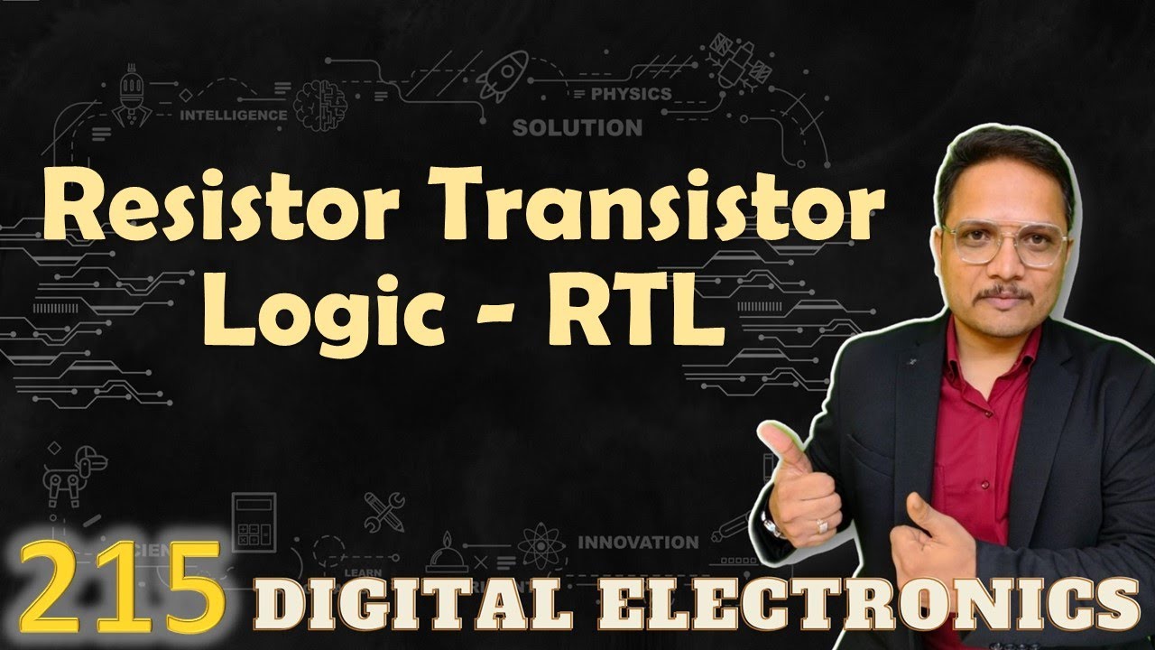 Resistor Transistor Logic Basics: RTL NOT Gate and RTL NOR Gate