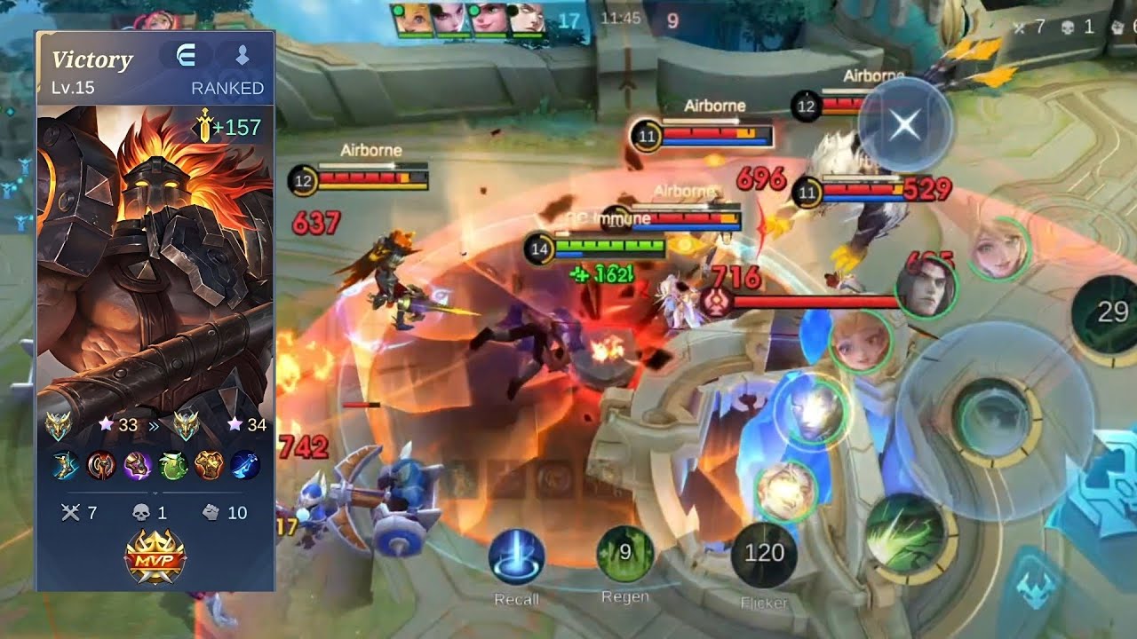 Mythical Honor ⭐ 33 ⏩ ⭐ 34 | Terizla Gameplay | MLBB