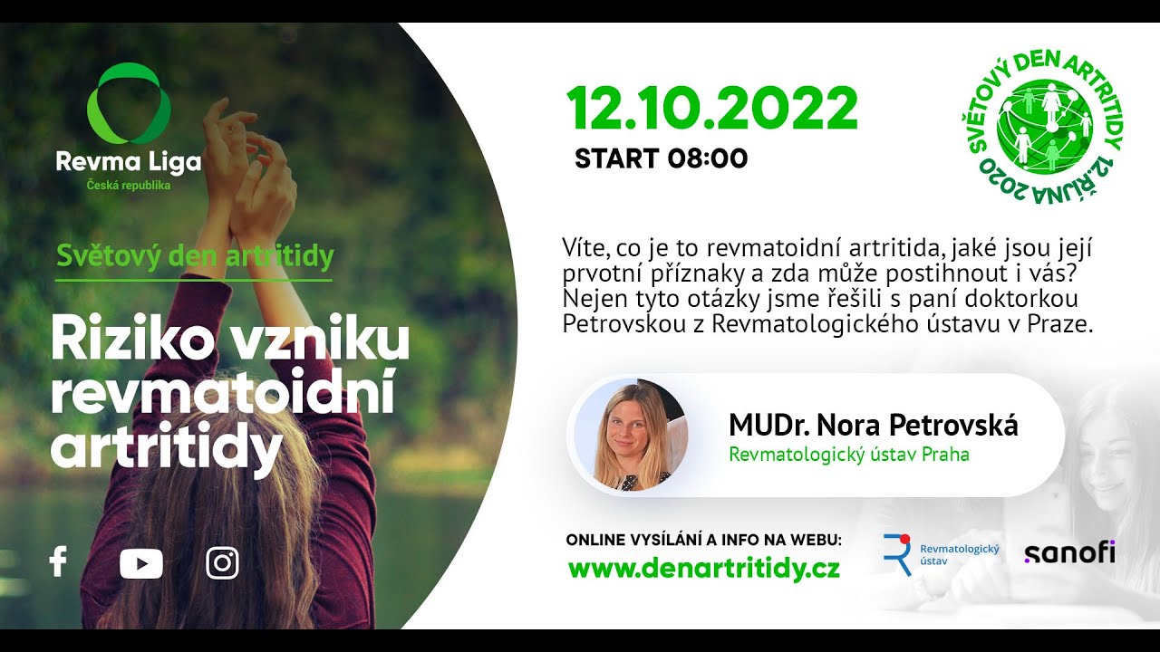 Revma Liga ČR - Riziko vzniku revmatoidní artritidy
