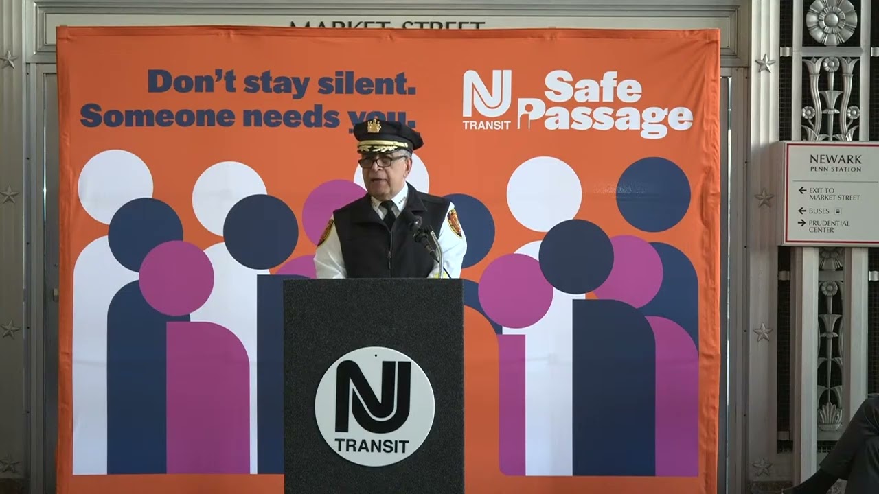 Replay of NJ TRANSIT Safe Passage - Anti-Human Trafficking Campaign Launch Event