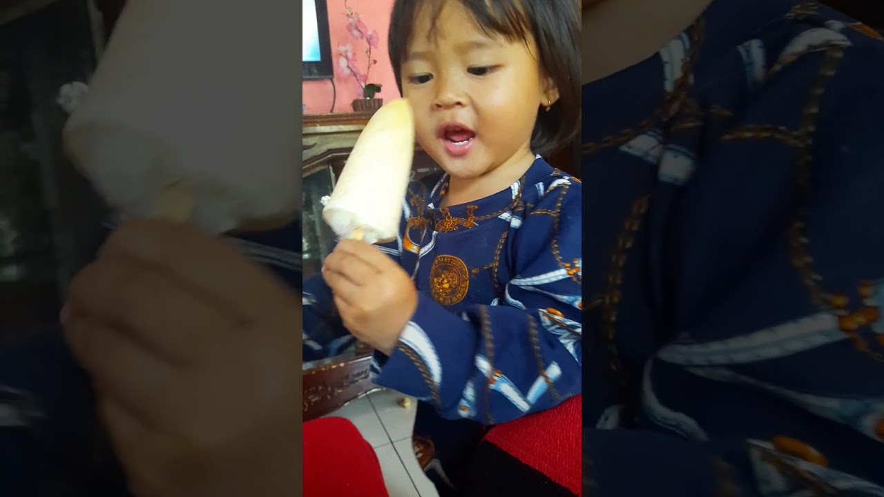 makan eskrim viral#hanna#rayyan#short#fyp