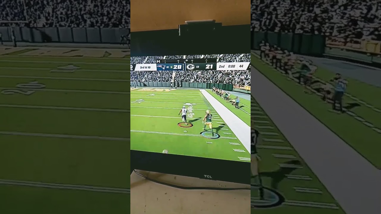 Jalen mills pick 6 and says get off me randal Cobb #maddennfl23 #patriotsnation #doyourjob