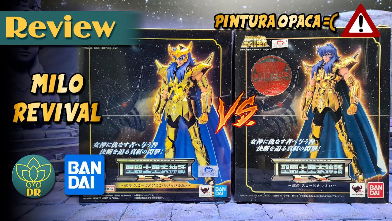 Milo de escorpião EX Revival Bandai Review + Comparativo