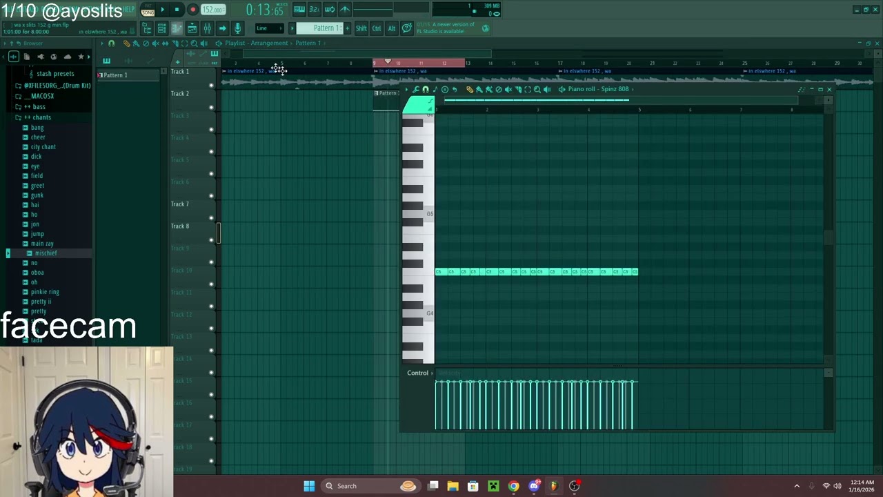 20 min beat cookup melody by Wa