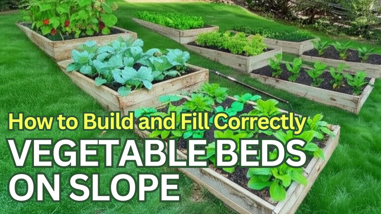 How to Build and Fill Vegetable Beds on a Slope