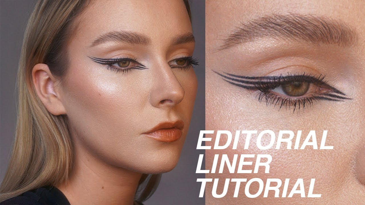 it's not what it seems! / easy editorial graphic eyeliner tutorial