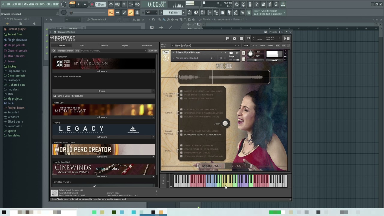 Ethnic Vocal Phrases - KONTAKT library - sound check (no talking)