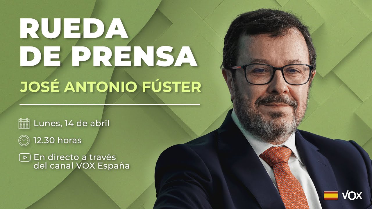 🔴 DIRECTO | Rueda de prensa de José Antonio Fúster