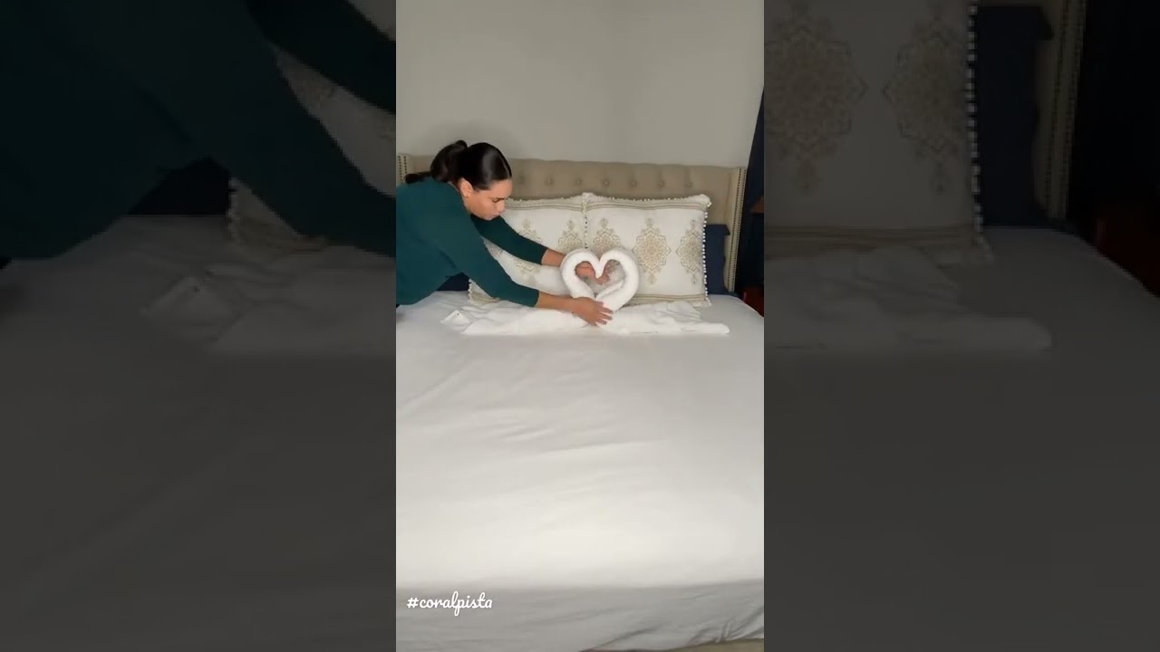 Valentine's bed decor idea swan bed decor idea honeymoon couple bed decor ideas for love 