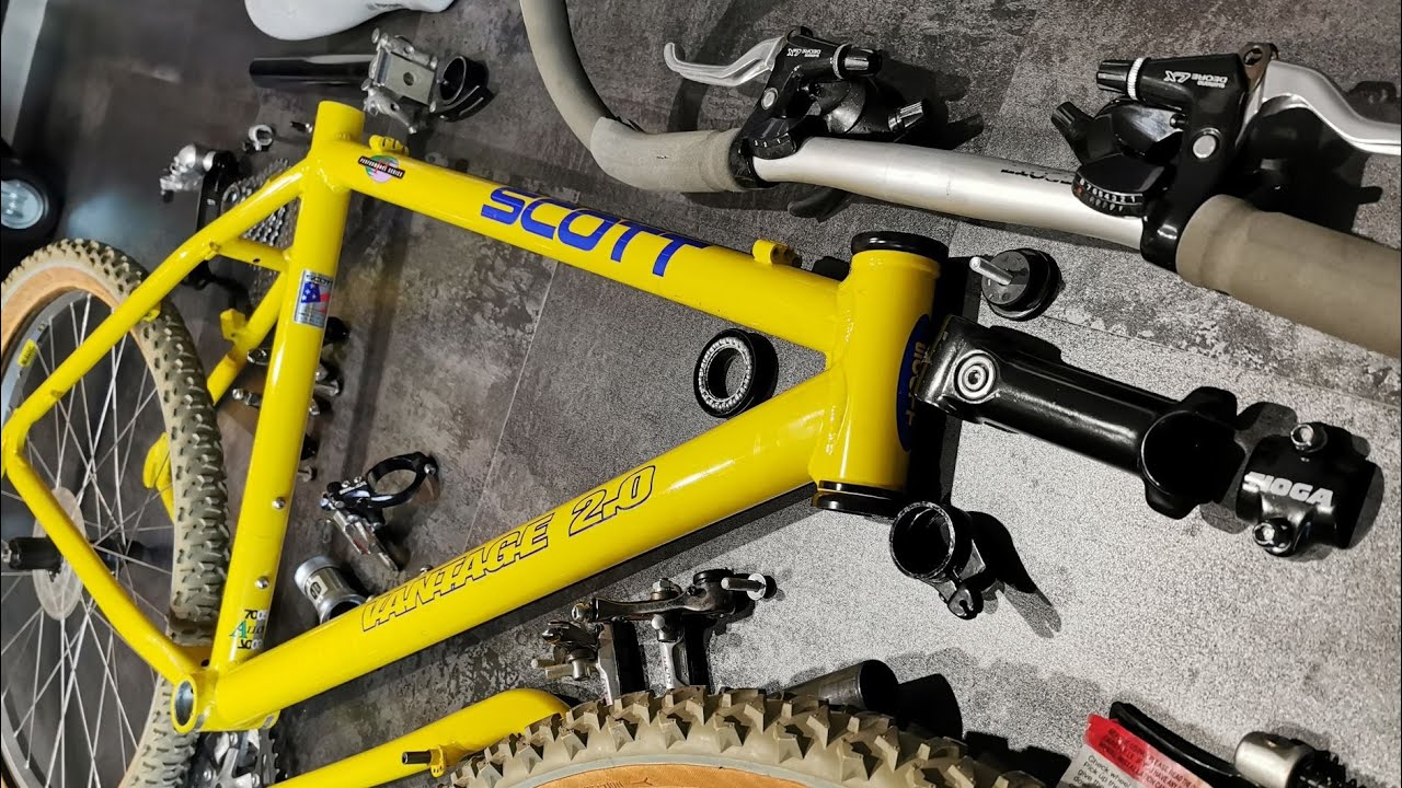Do gołej ramy - rozbieram trzydziestoletniego g&oacute;rala @scottsports Vantage.