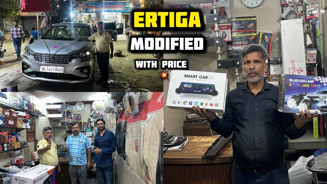 Ertiga CNG Modification 2024✅Ertiga Lxi To Zxi Modified 😱Ertiga Base To Top ✅ 2024 Ertiga accessorie