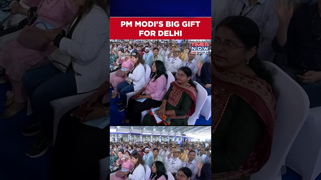PM Modi Inaugurates & Lays Foundation Stone For Multiple Development Projects In New Delhi #shorts