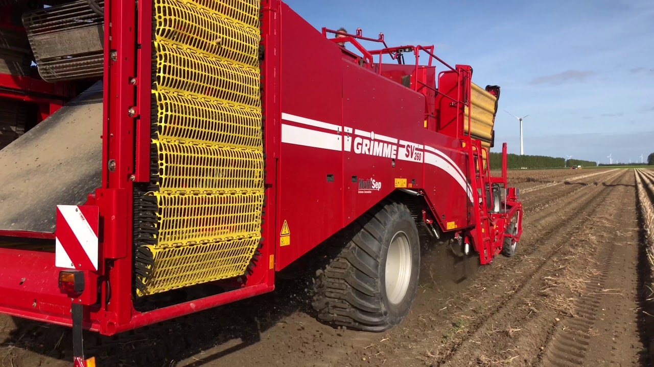 3 oktober 2018; Demo Grimme SV260 bunkerrrooier door Weevers BV