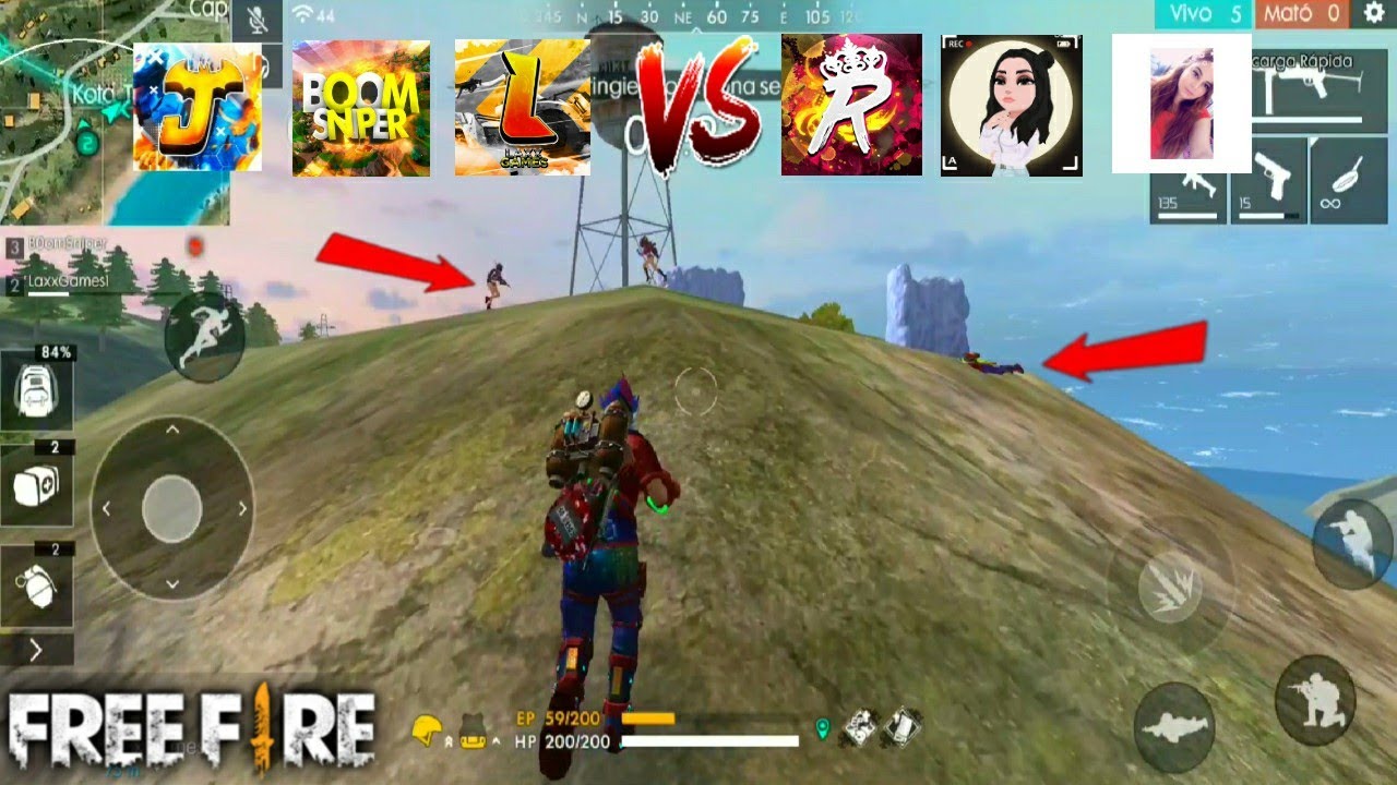 EN ESTA PARTIDA CHICAS GAMER NOS HUMILLARON POR SER MANCOS EN FREE FIRE C/ Boomsniper y LaxxGames