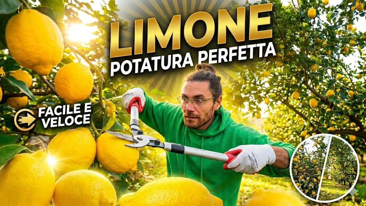 COME e QUANDO POTARE IL LIMONE 🍋 (Citrus x Limon) Limone 4 stagioni e Sorrento | Tutorial Potatura