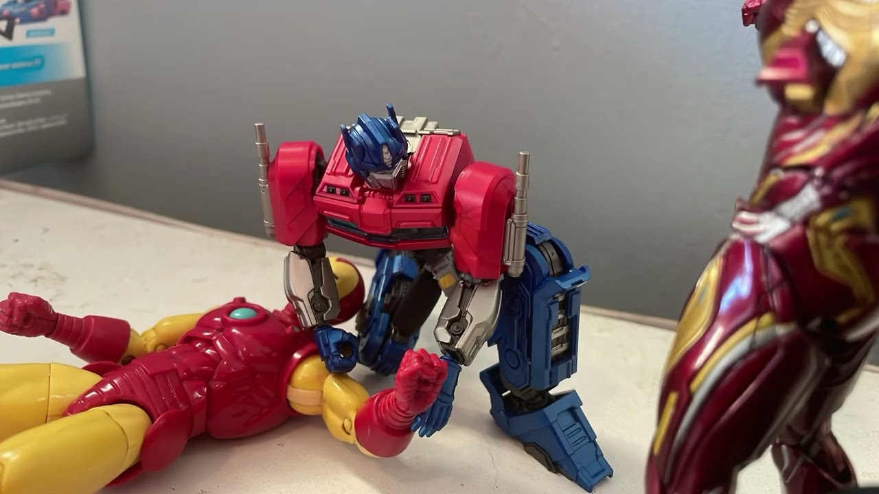 Transformers one final battle in stop motion 