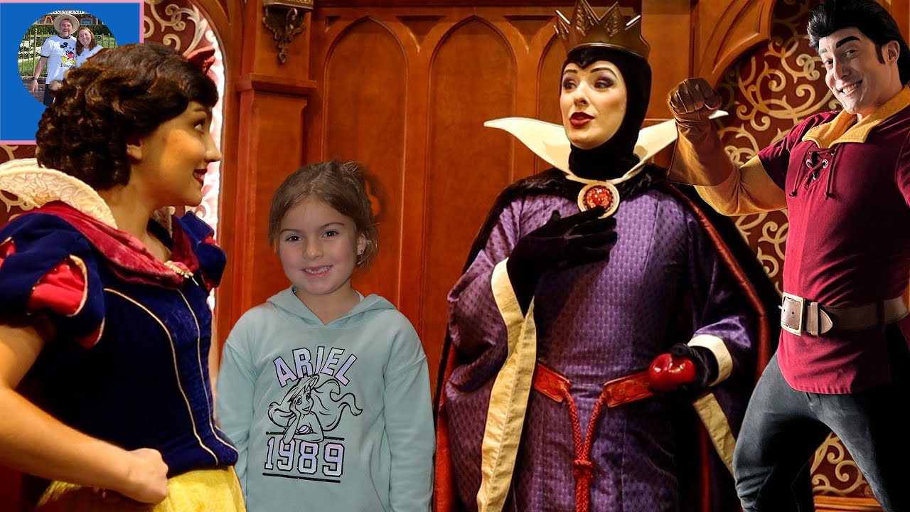 EVIL QUEEN and Snow White too, meet Adelynn Disneyland 2023
