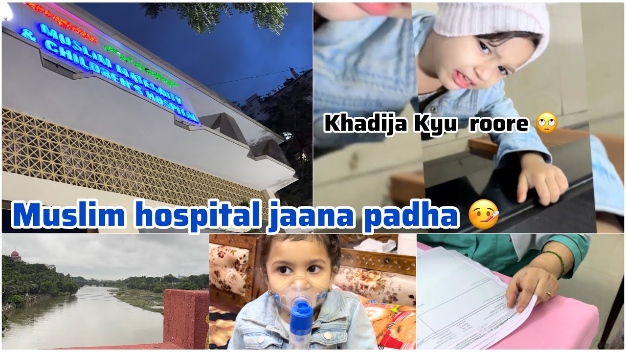 Sardi ma jaana padha Muslim hospital 🏥🫩😯||hyderabad ka Mausam ⛈️☔️||#hyderabadivlogs 