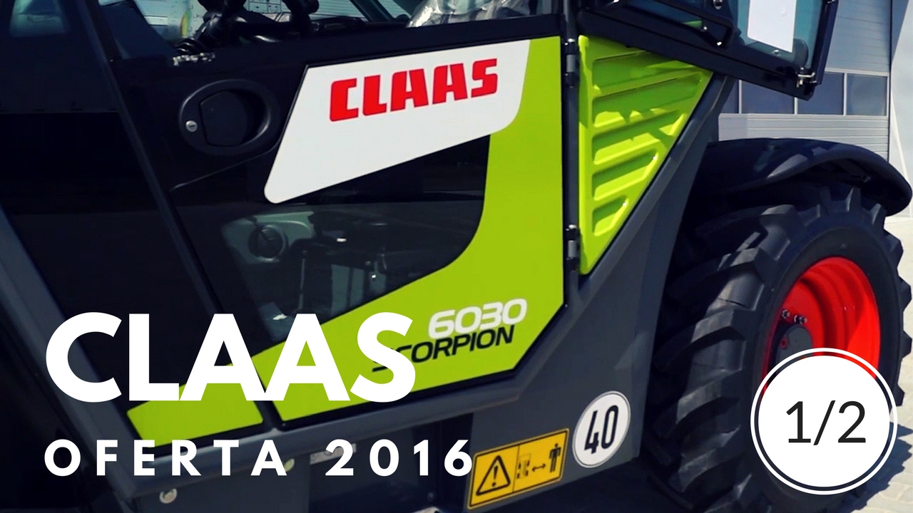 Co w 2016? Ładowarka i ciągniki CLAAS część 1