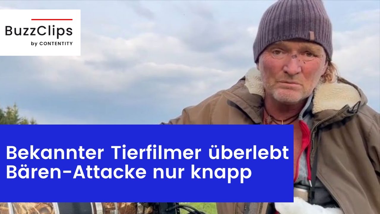Bekannter Tierfilmer &uuml;berlebt B&auml;ren-Attacke nur knapp