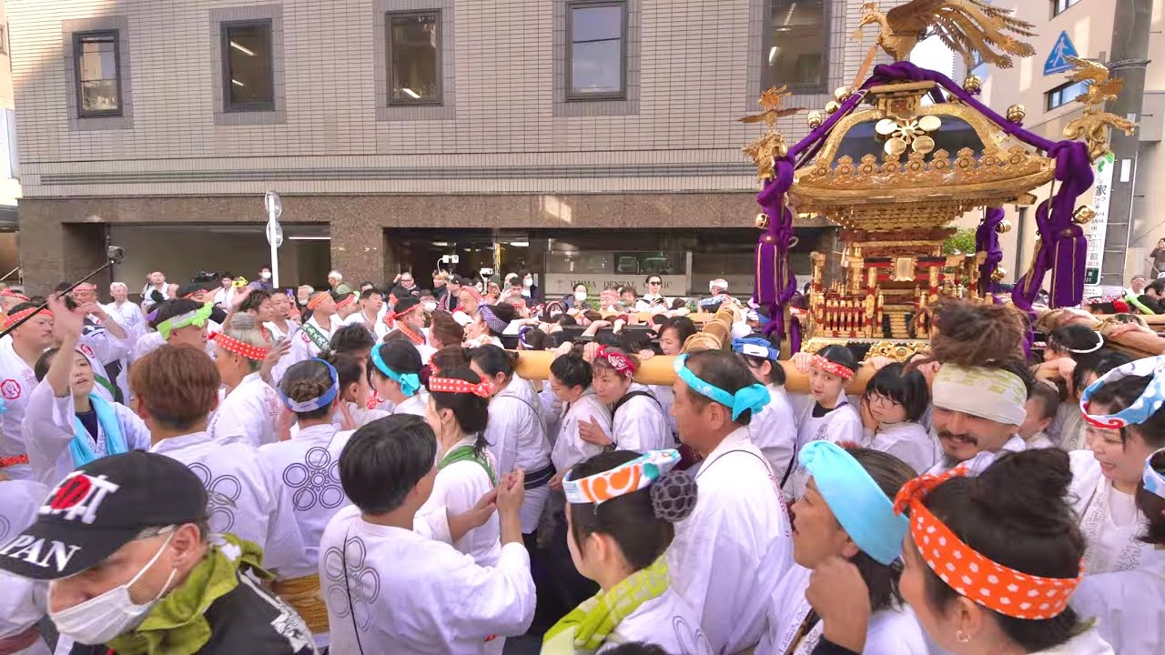 【2026年】湯島天満宮梅まつり神輿渡御（みこしとぎょ）の様子　02.22