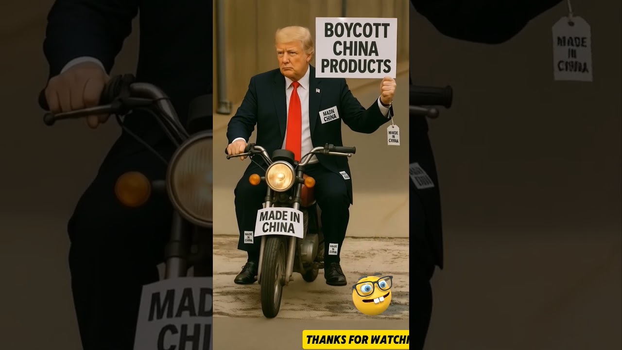 Donald Trump Says Boycott China Products 😂🤦&zwj;♂️#shorts #trump