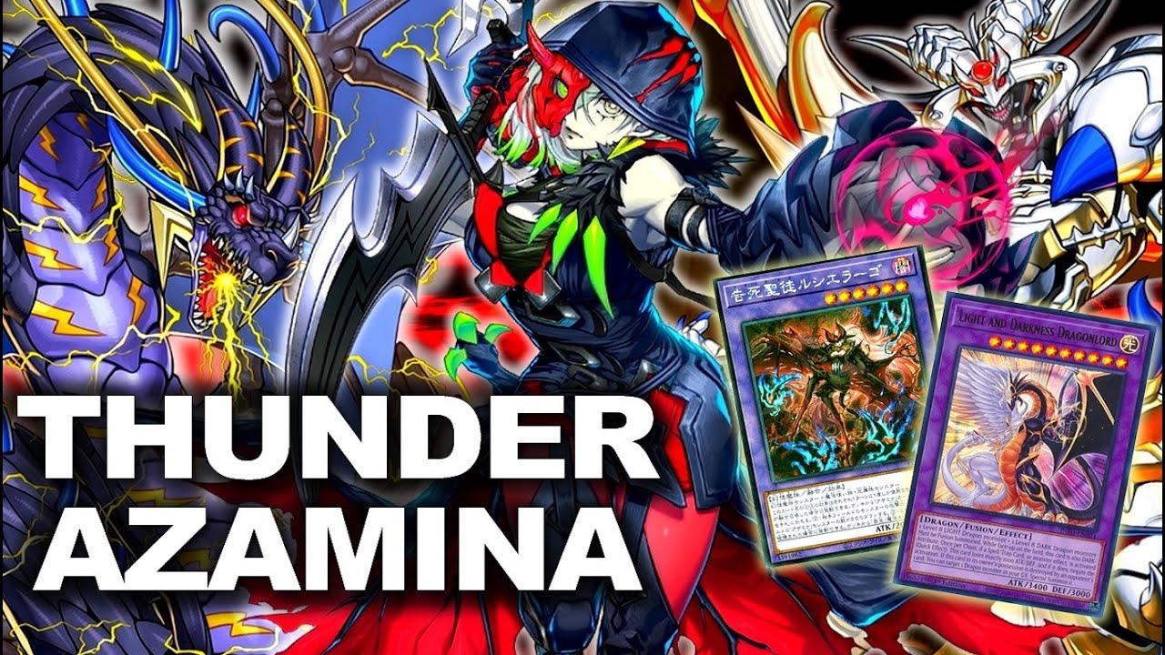 AZAMINA THUNDER DRAGONLORD DECK POST RAGE OF THE ABYSS (+DECKLIST) #tcg #masterduel #edopro #遊戯王ADS