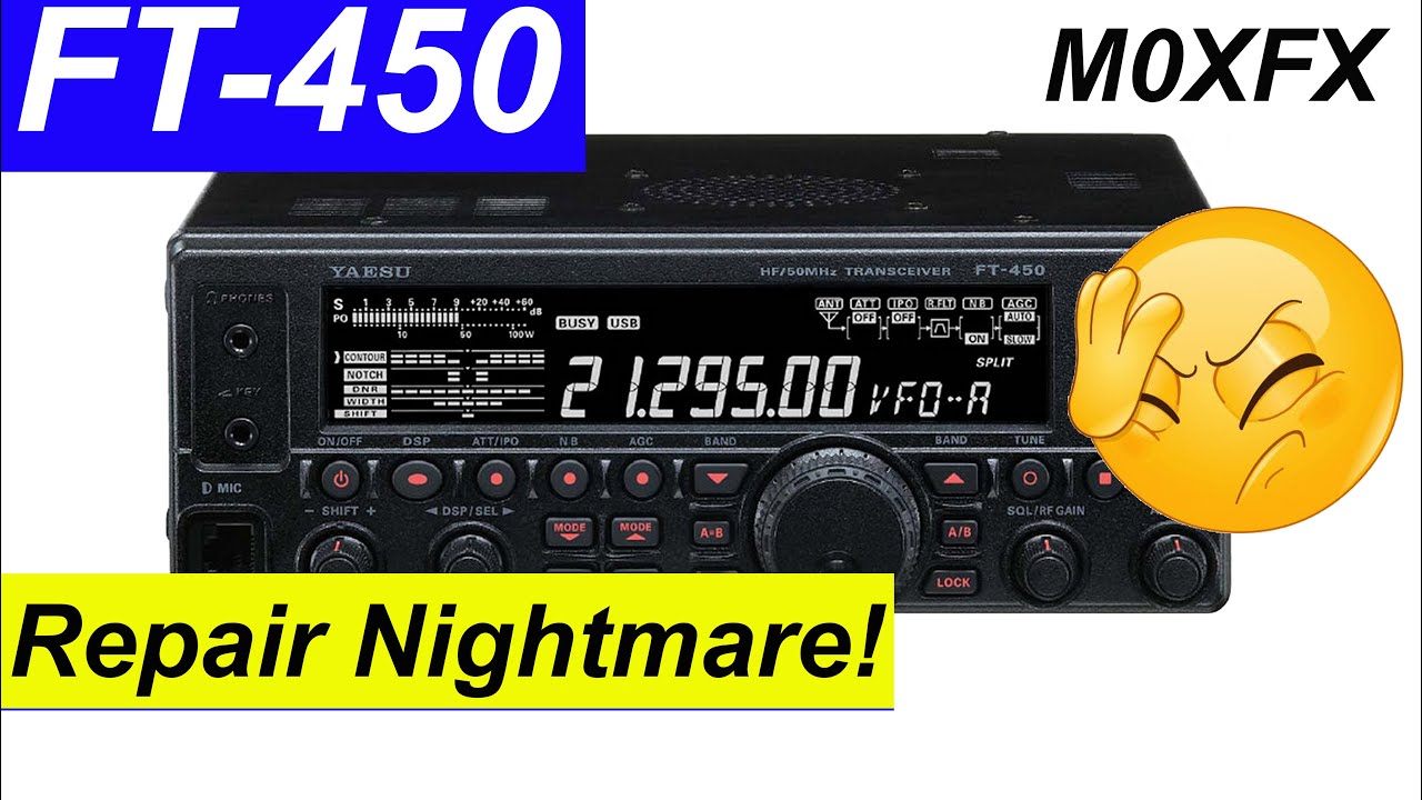 Yaesu FT-450 TX /ALC Repair and Troubleshooting (tough to sort out)