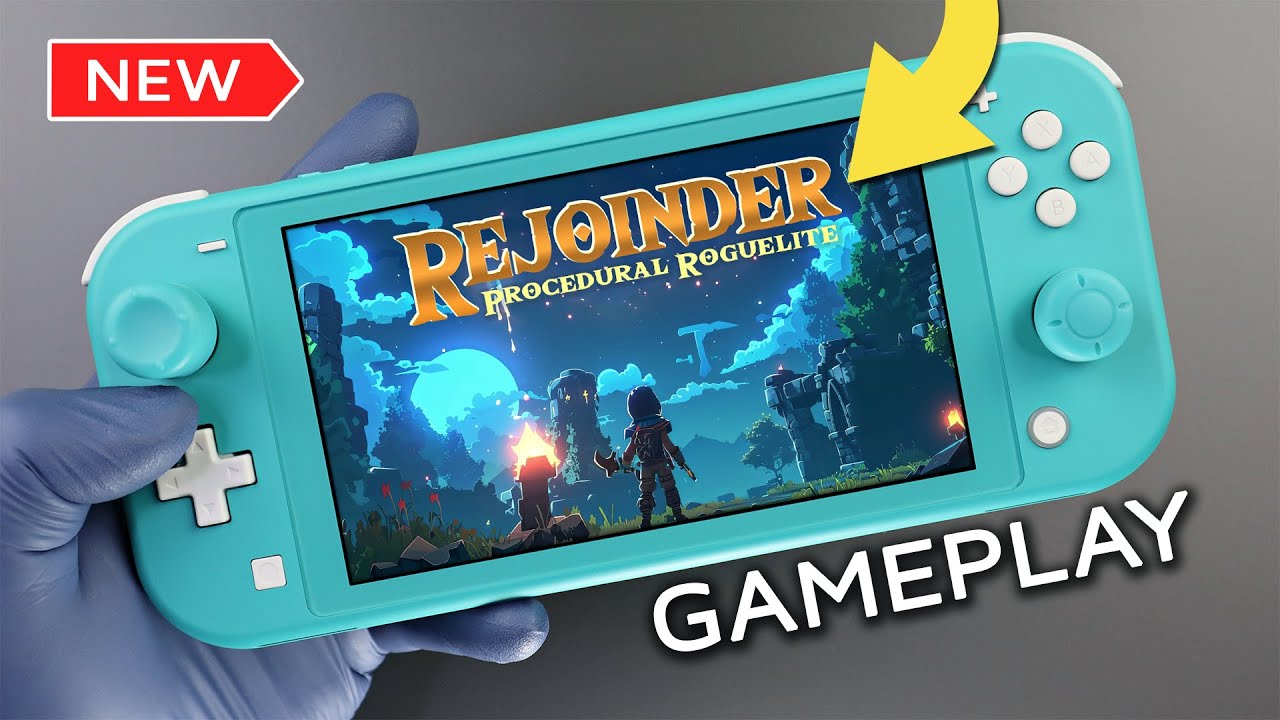 Rejoinder - Procedural Roguelite Nintendo Switch Lite Gameplay