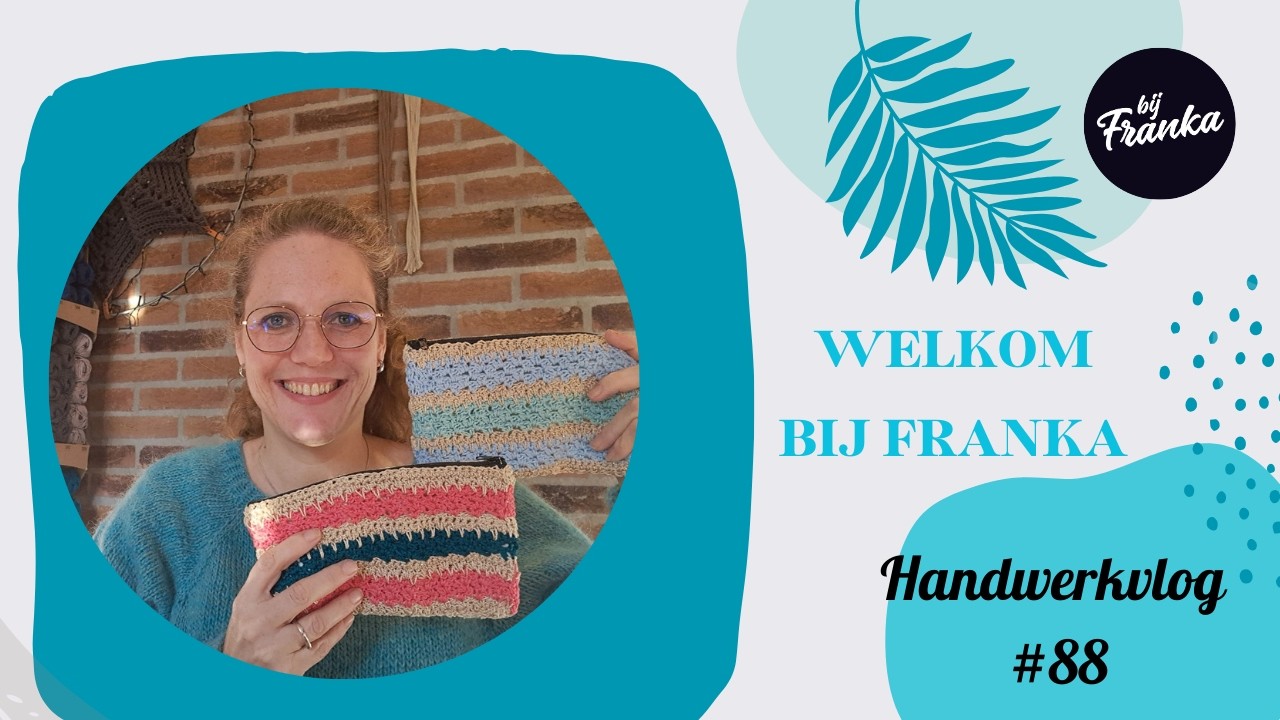 Bij Franka #vlog 88 ik brei aan mijn trui, sokken, stip op porselein, kleuren en meer...