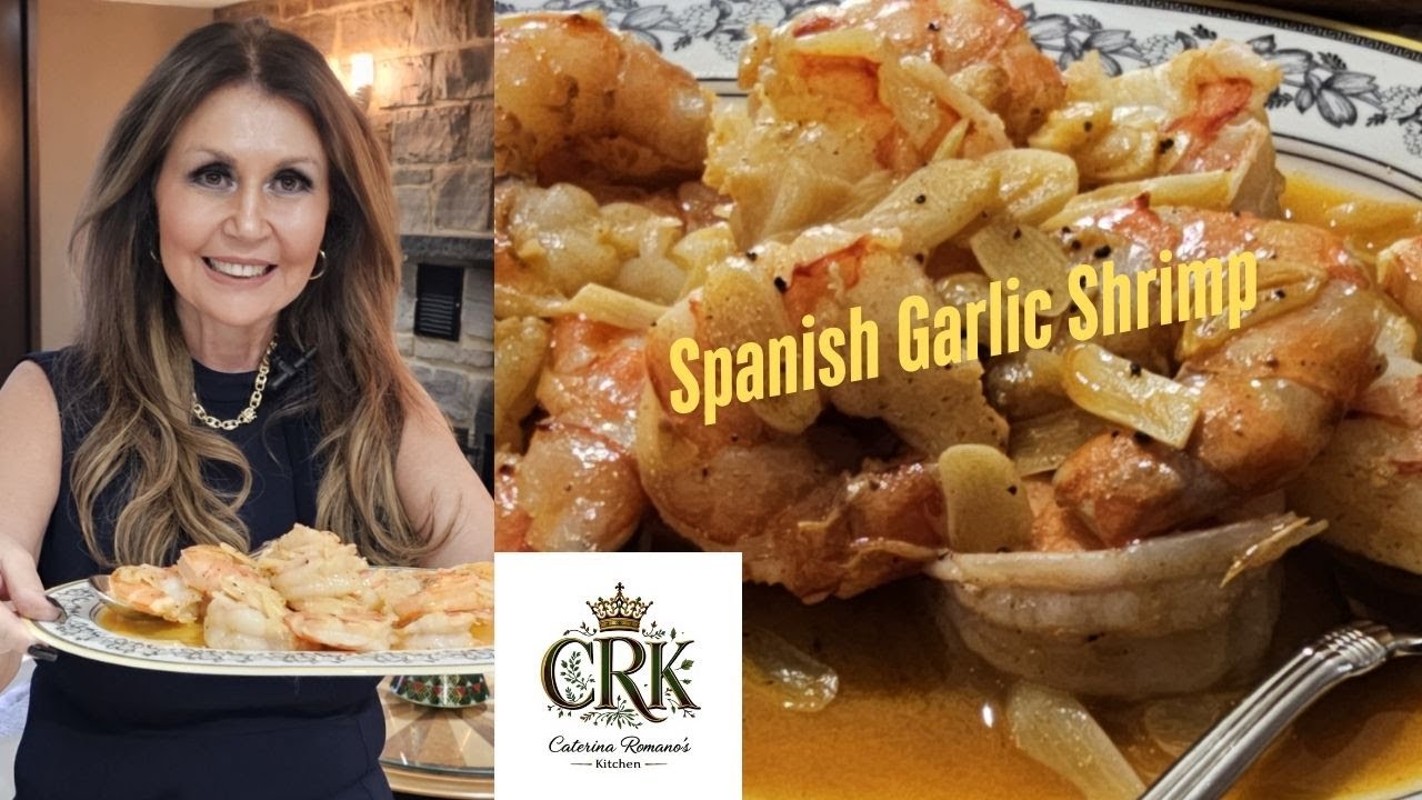 Spanish Garlic Shrimp 🇪🇸 2024 Food is my Love Language ❤️❤️