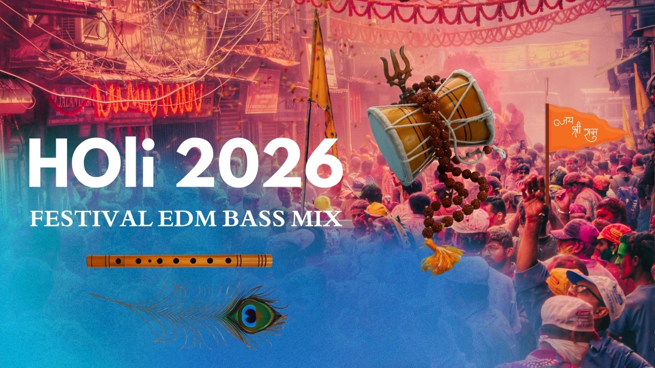 Epic Hindu Holi Mix 2026 | Fresh EDM Drop | Masane me holi, holi khele Raghuveera, Govind Bolo