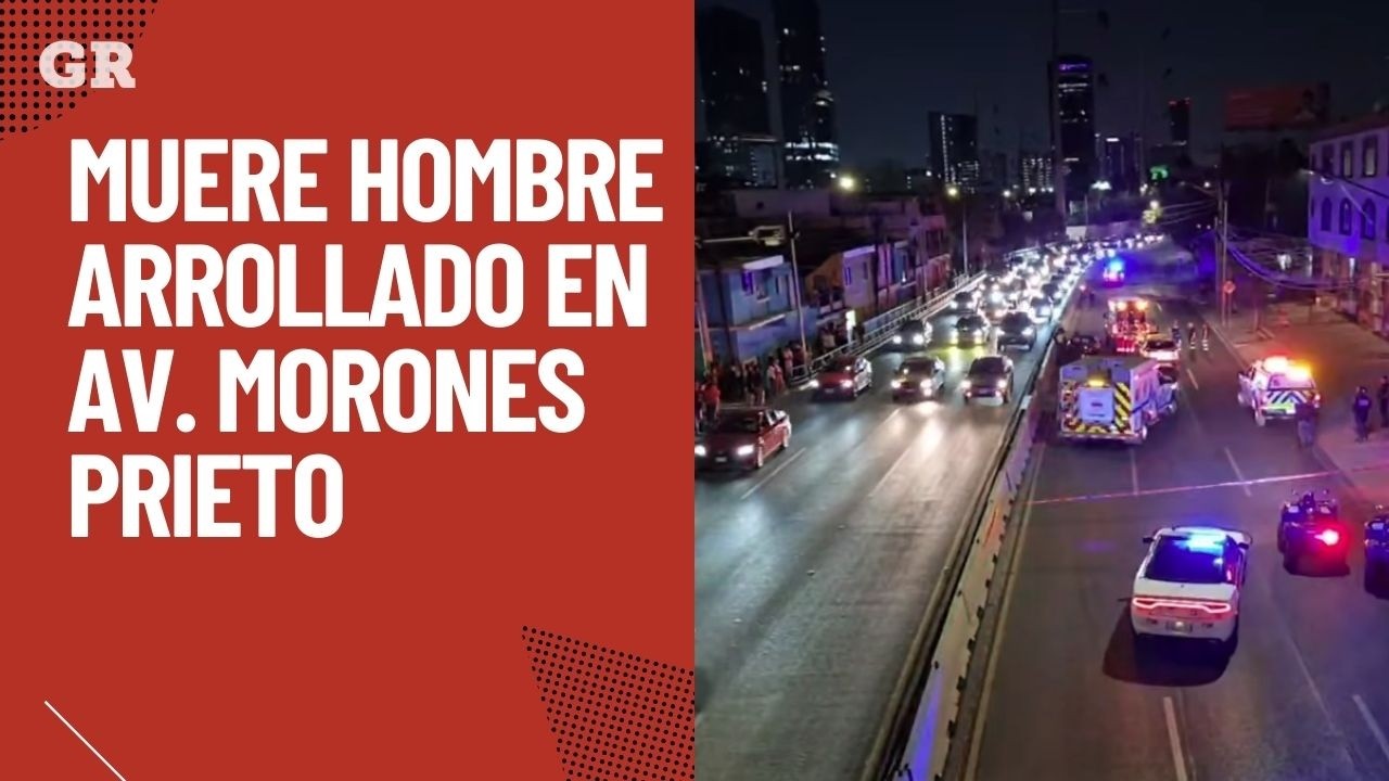 Muere hombre arrollado en Av. Morones Prieto