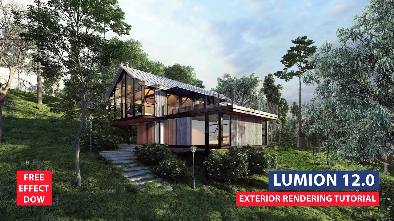 Lumion 12 pro Exterior Rendering Made Easy Step by Step Guide Part - 01 / Tutorial
