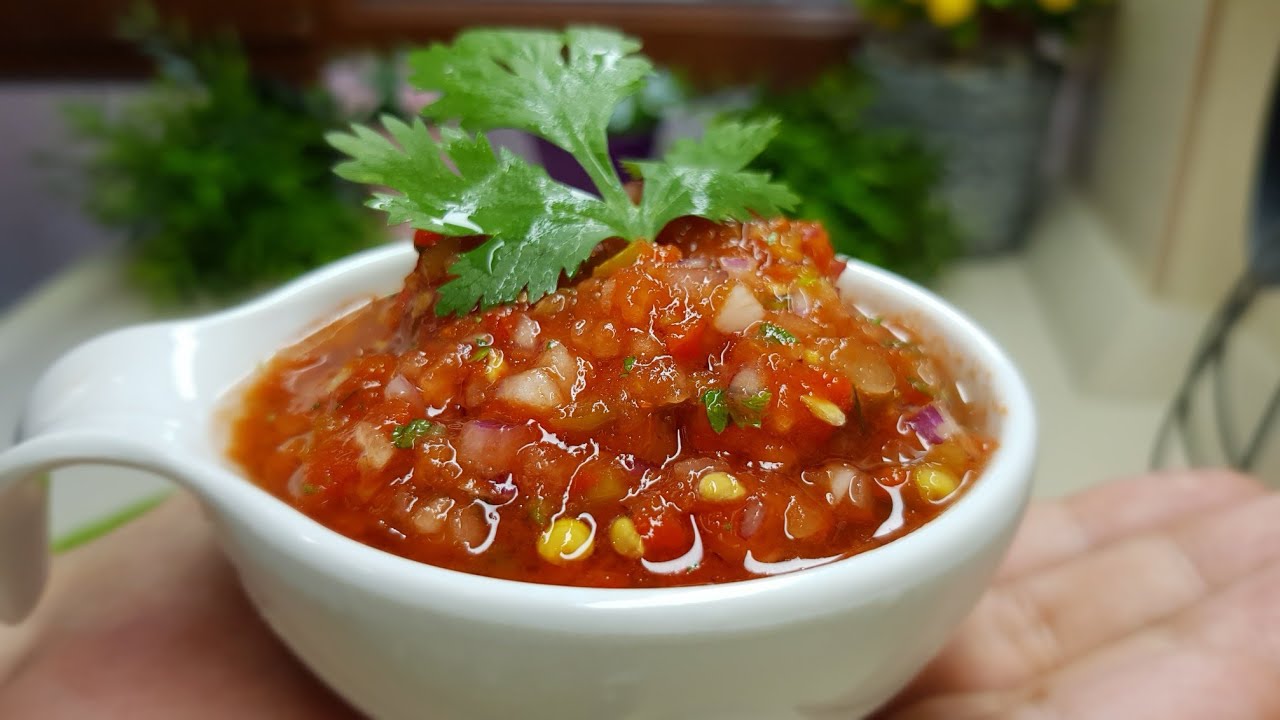 SALSA SOS (Fajita, taco sosu veya dip sos) 🔺️ (GÖNÜLLÜ MUTFAK)