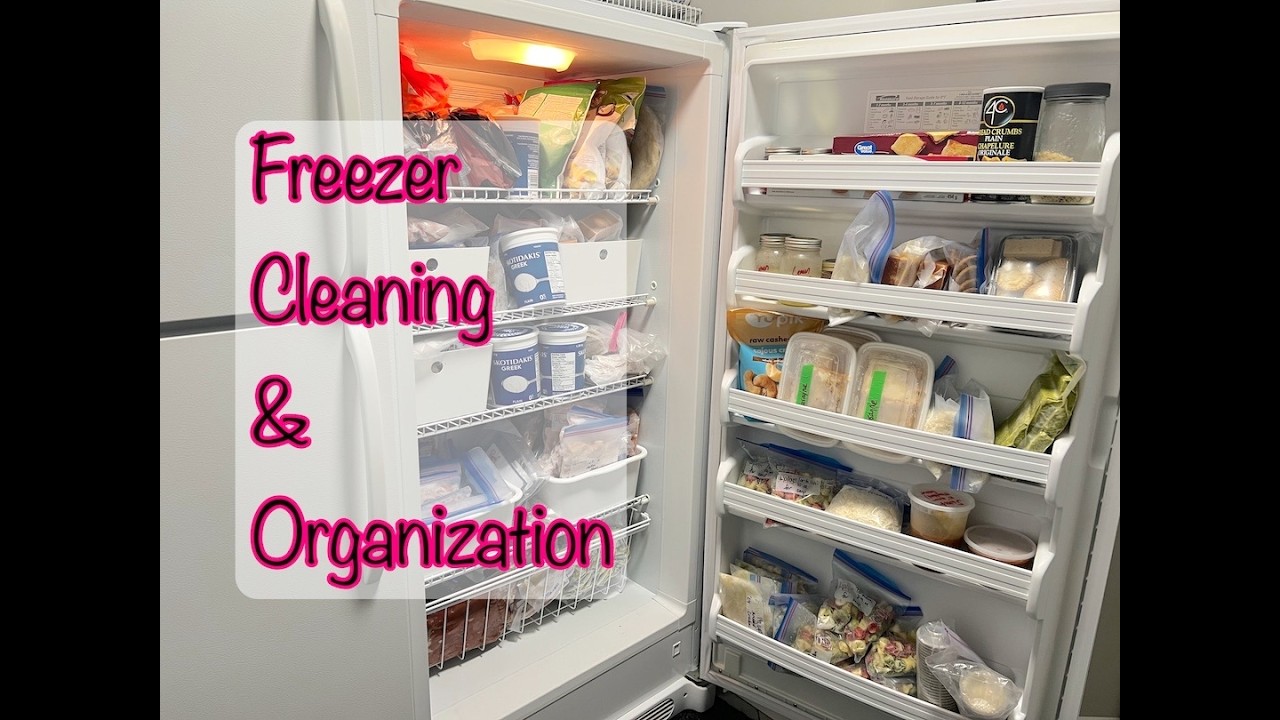 Freezer Cleaning and Organizing