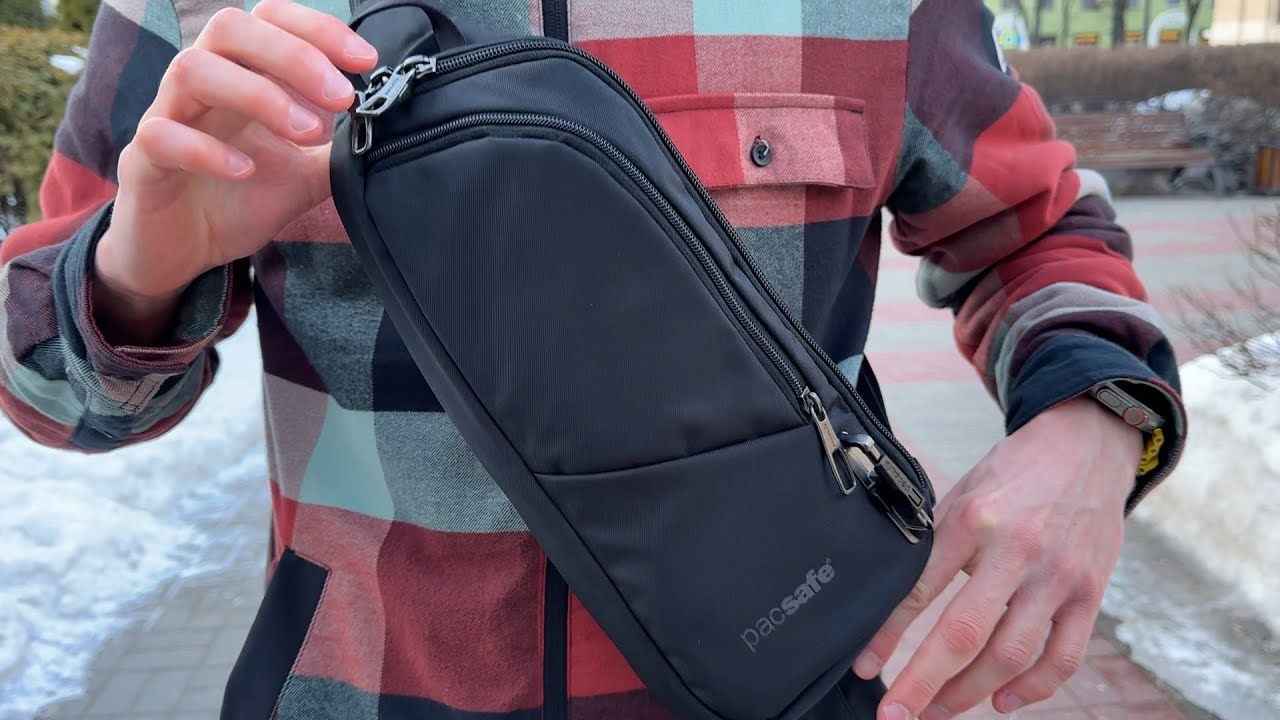 Мой EDC KIT набор весна 2024 размер M в сумке Pacsafe Vibe 150