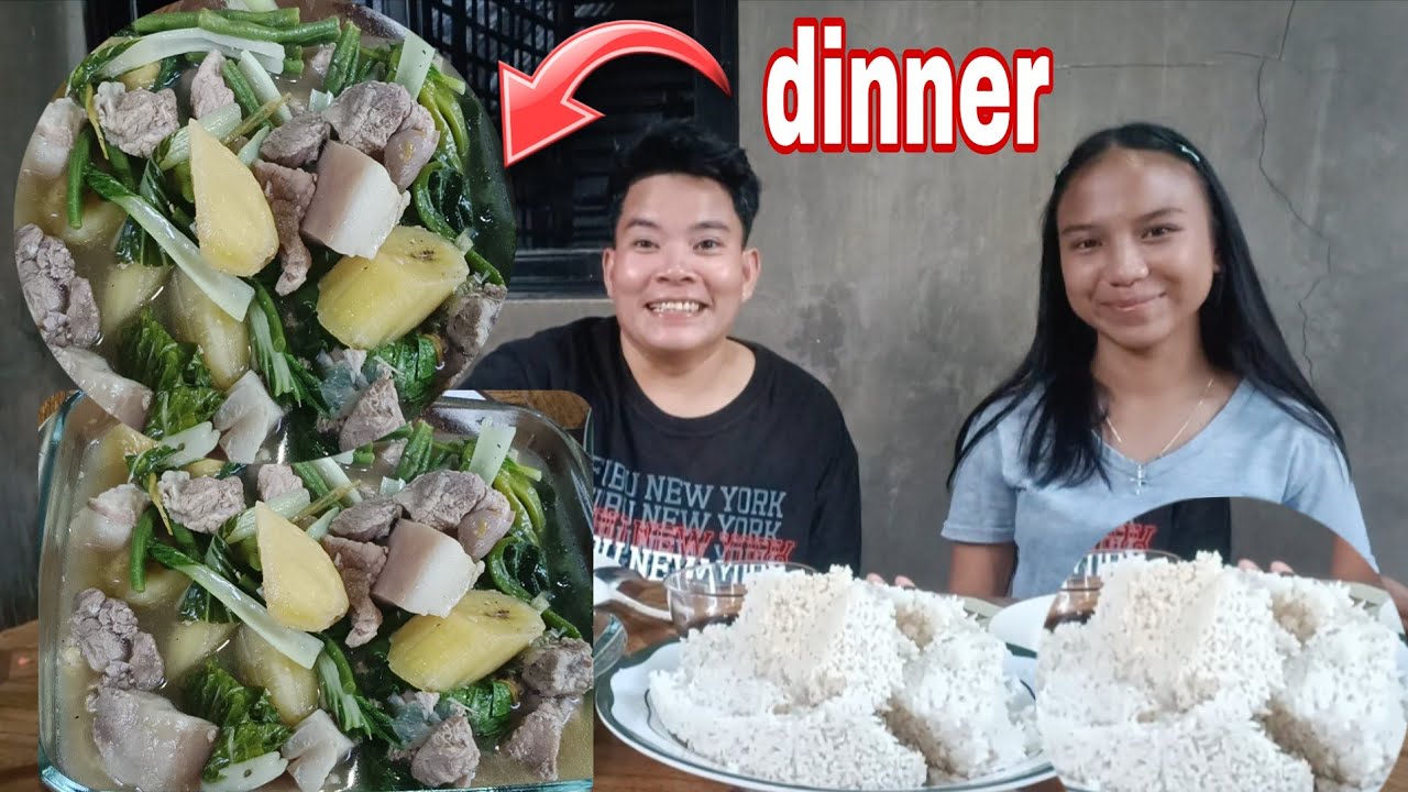 DINNER NILAGANG KARNENG BABOY SUBRANG SARAP MAPAPA EXTRA RICE KA 🤤