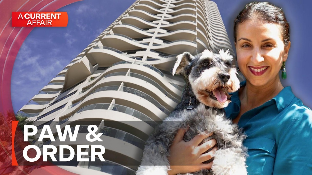 Dog owner's fight after apartment building bans pets | A Current Affair