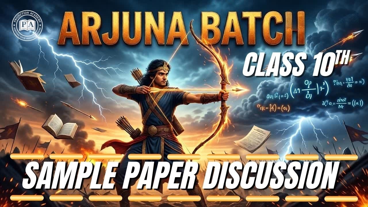 Class 10 Maths Sample Paper Solution LIVE | Arjuna Batch by Projection Academy