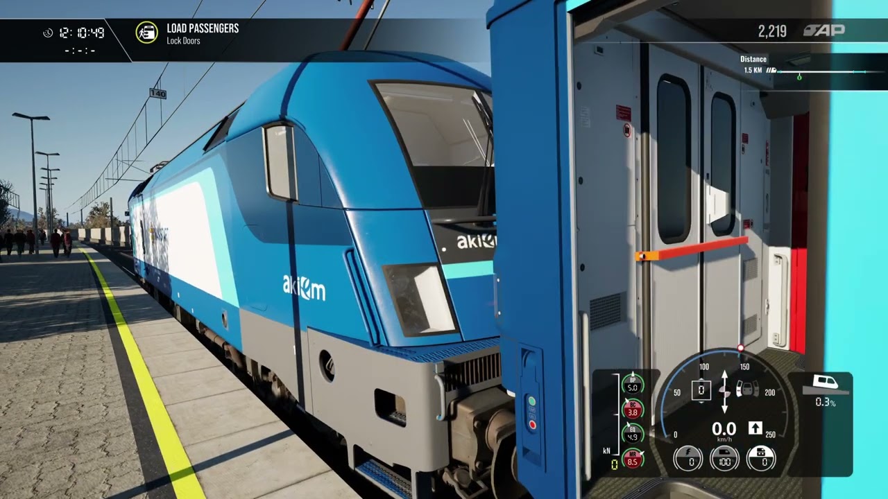 Train Sim World 4 PS5 - MÁV-START IC ÖBB 1116 Hungarian Railway Akiem Taurus Painting Bludenz-Lindau