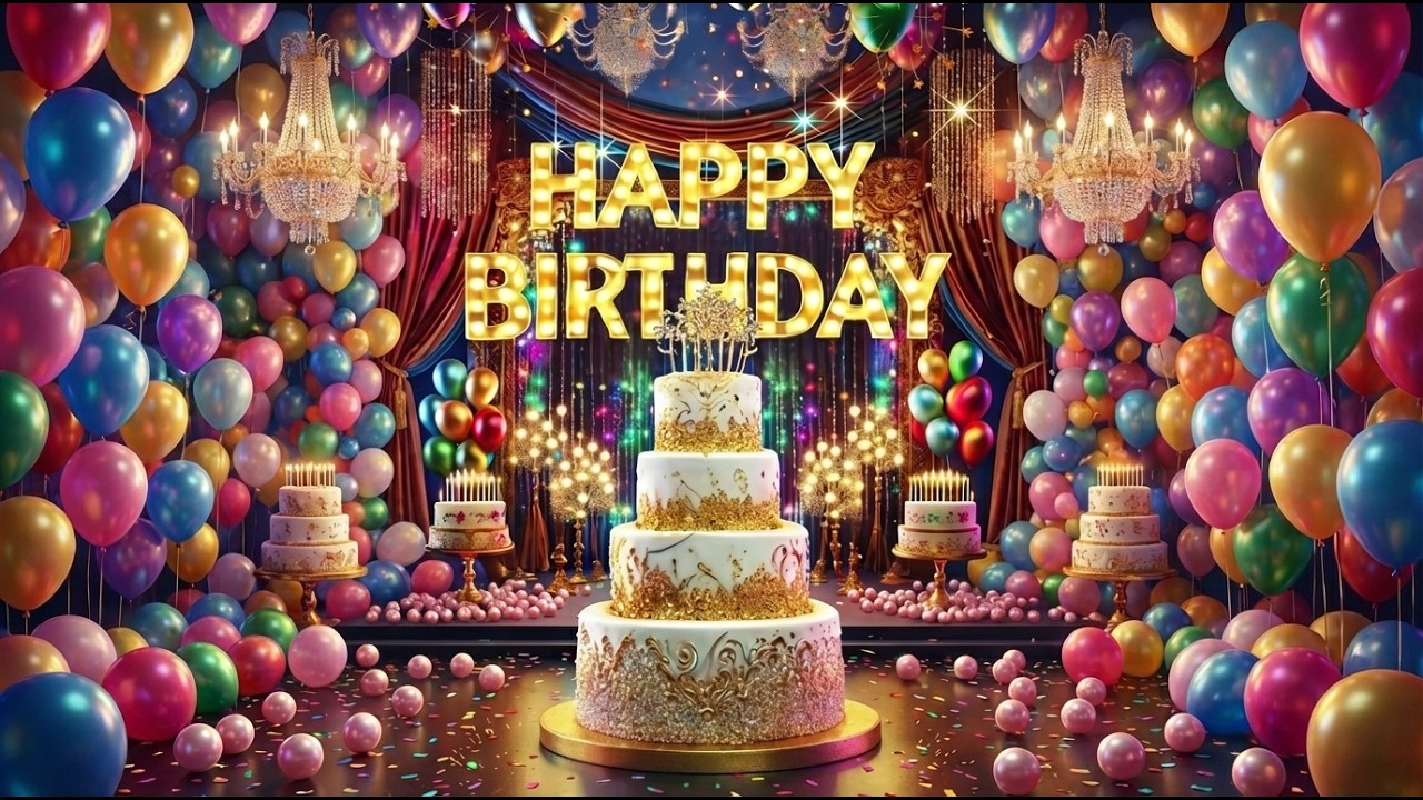 The most stunning Happy Birthday Song video  The top Remix Hit  Get the Party Started!